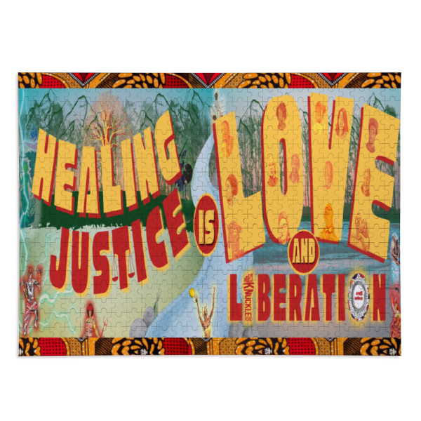 Healing Justice 500 Piece Jigsaw Puzzle Wooden Afro Unidad